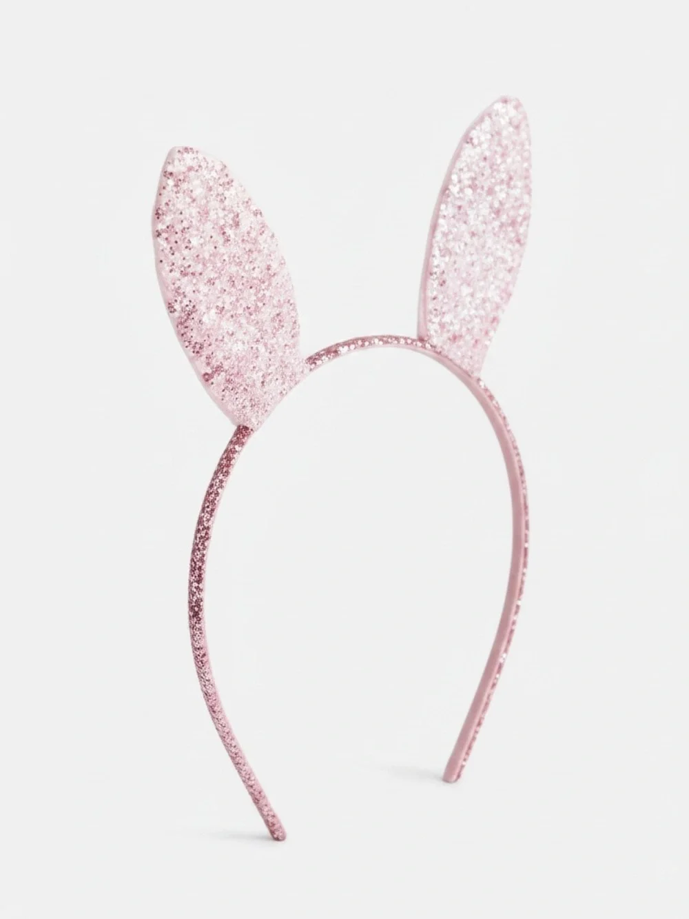J.Crew Crewcuts Girls Glitter Bunny Ear Headband Pink Easter OS – 2 available